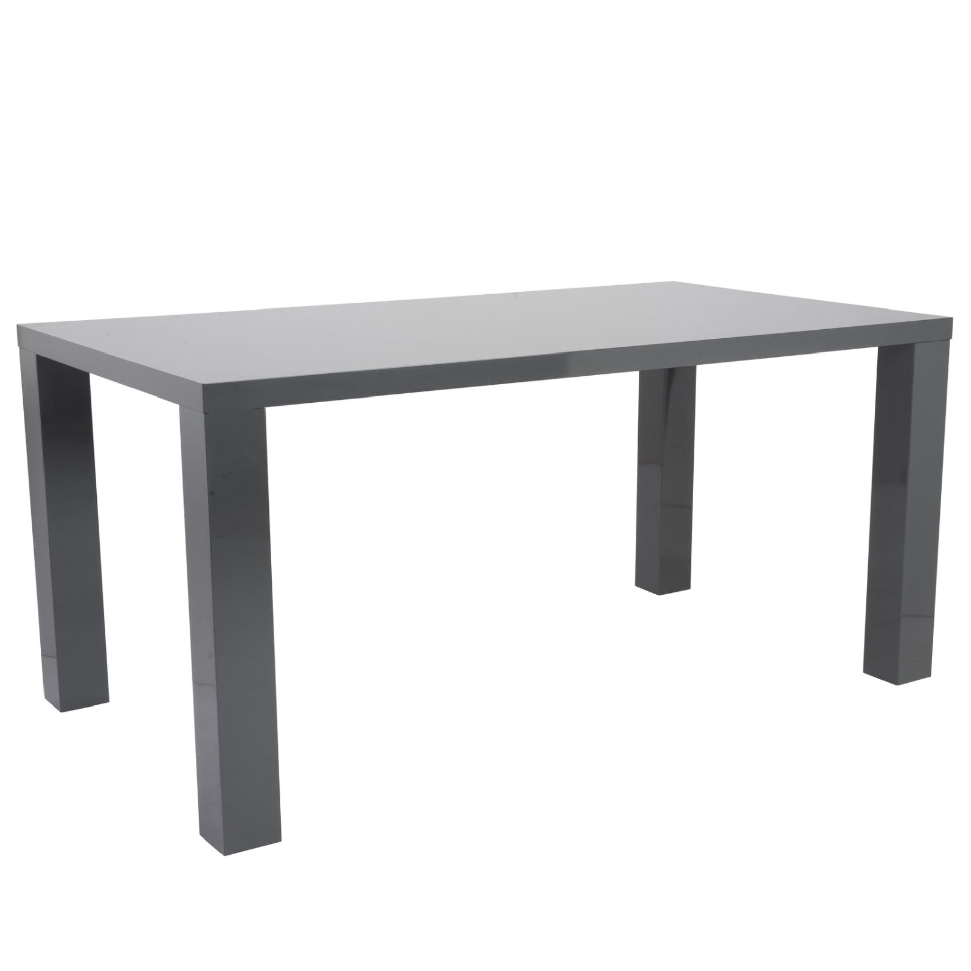 Able Dining Table Gray Lacquer