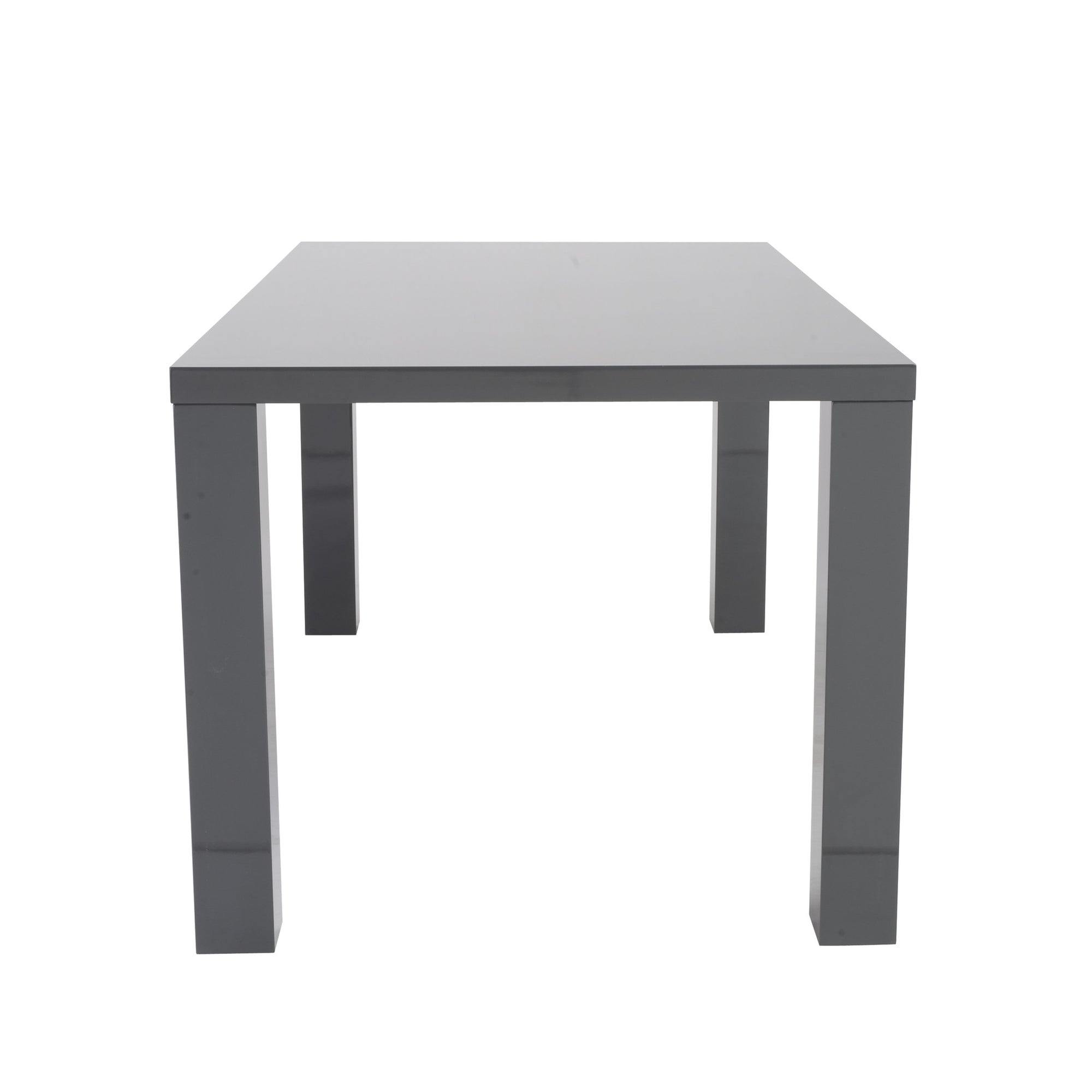 Able Dining Table Gray Lacquer