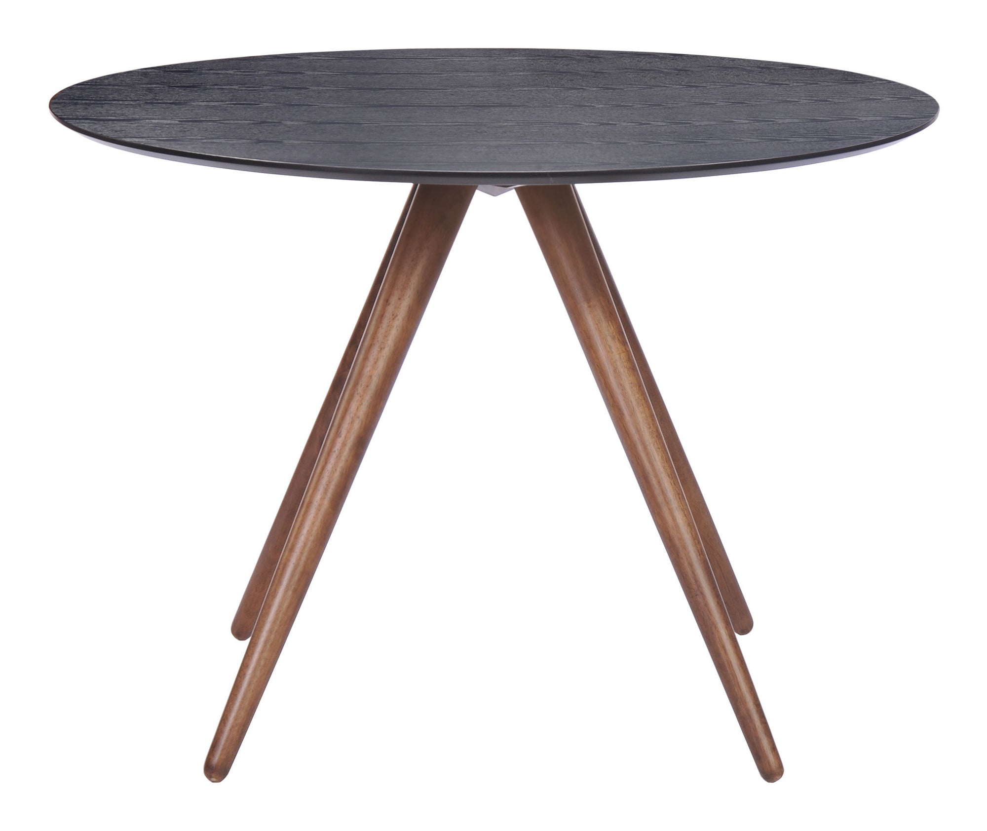 Grapeview Dining Table Walnut & Black