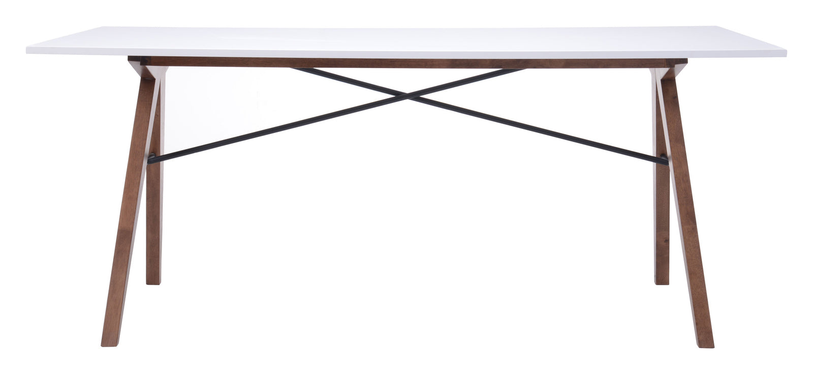 Spirit Dining Table Walnut & White
