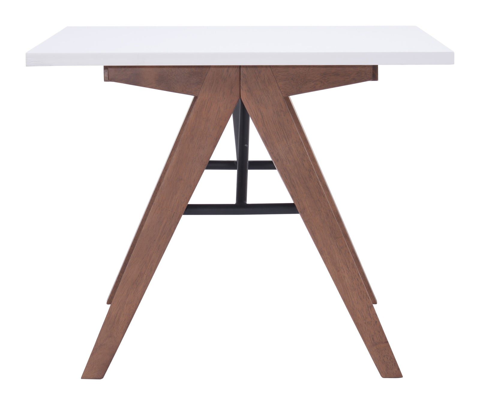 Spirit Side Table Walnut & White
