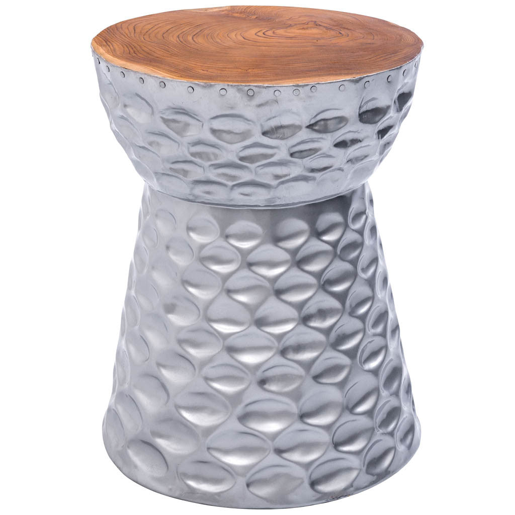 Tinker Stool Table Silver