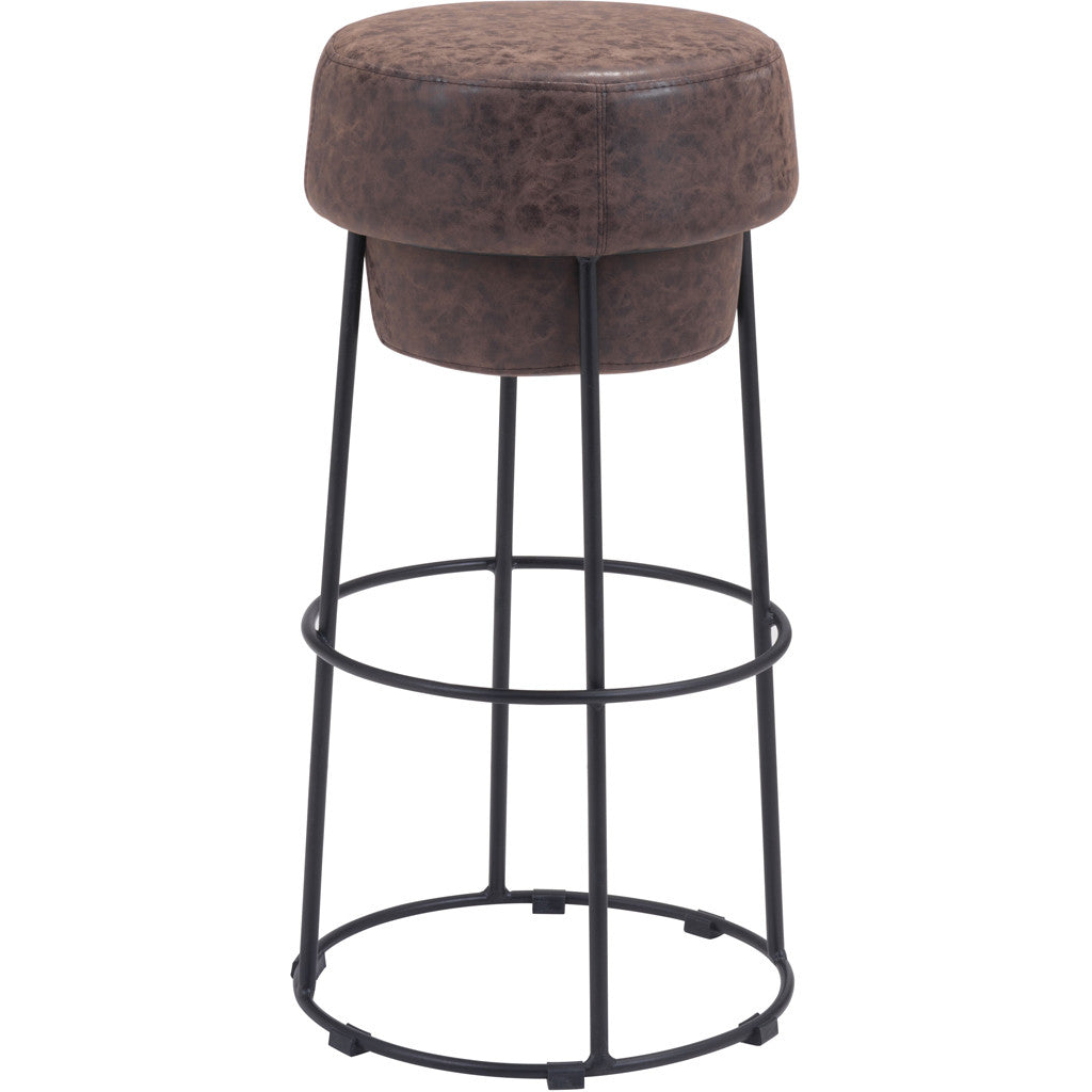 Poro Barstool Natural & Distressed