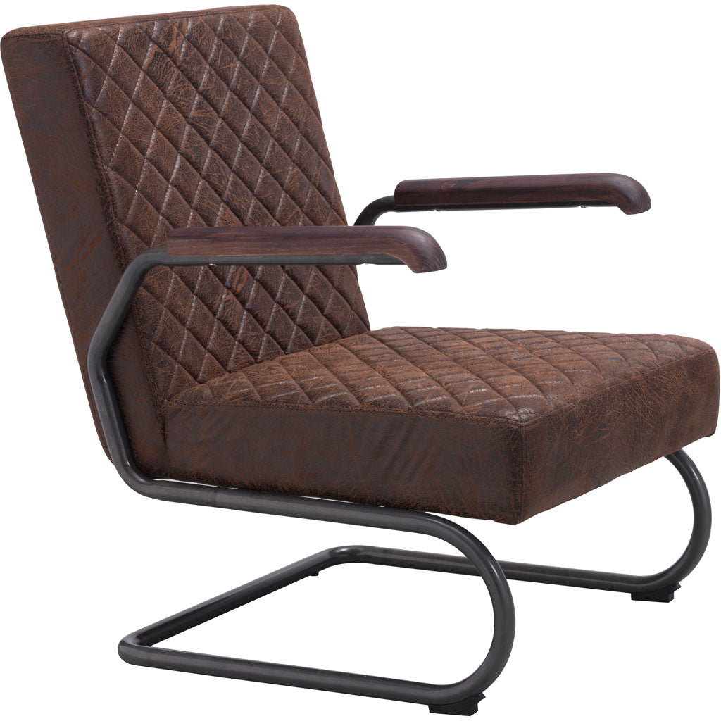 Fermo Lounge Chair Vintage Brown