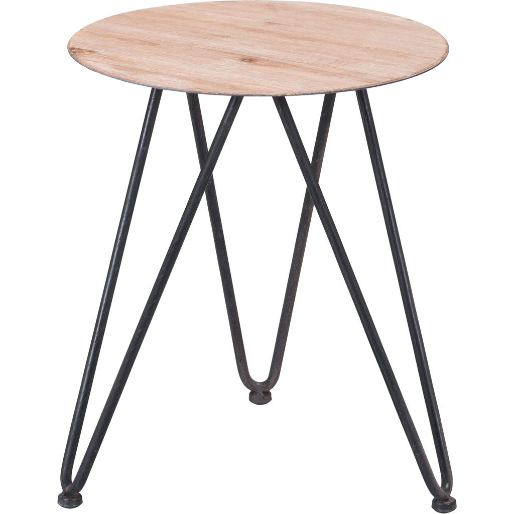 Livorno Side Table Distressed Natural