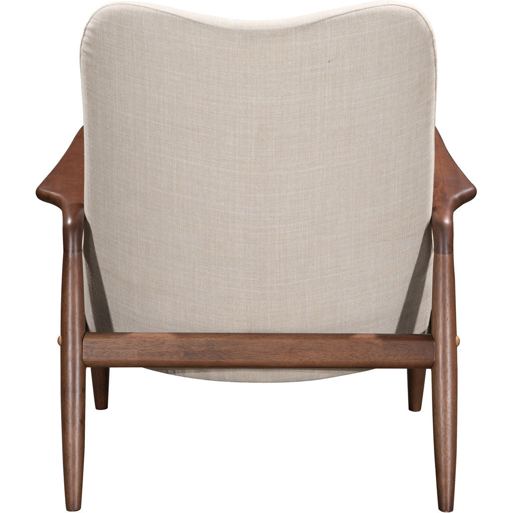 Braden Lounge Chair & Ottoman Beige