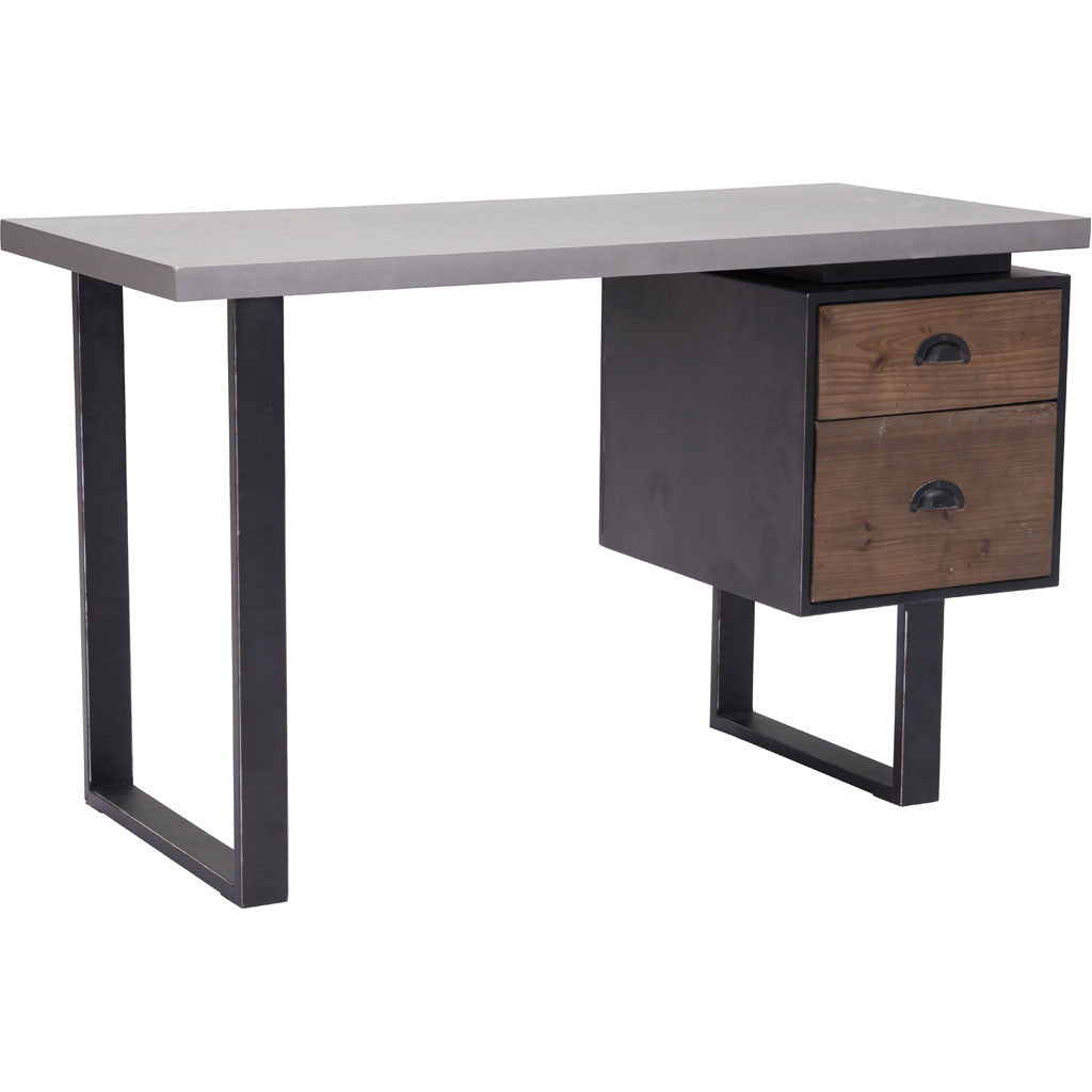 Dutch Desk Old Fir & Metal