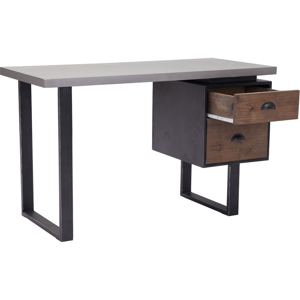 Dutch Desk Old Fir & Metal