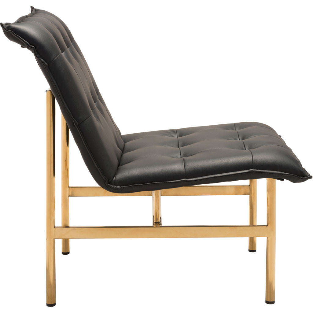Sawyer Chair Black & Gold