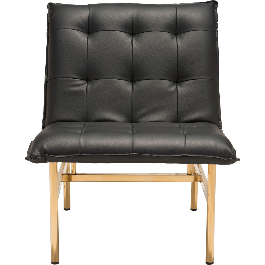 Sawyer Chair Black & Gold
