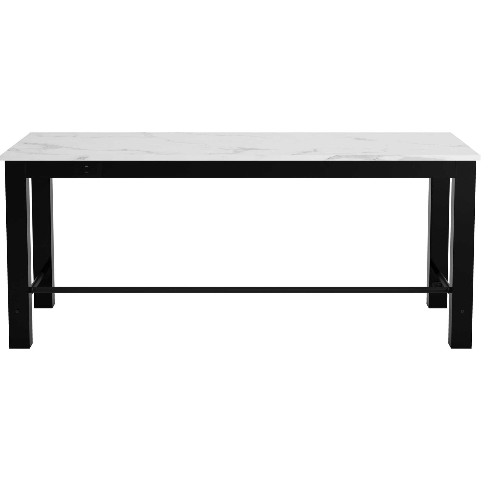 Denver Dining Table Stone/Matte Black