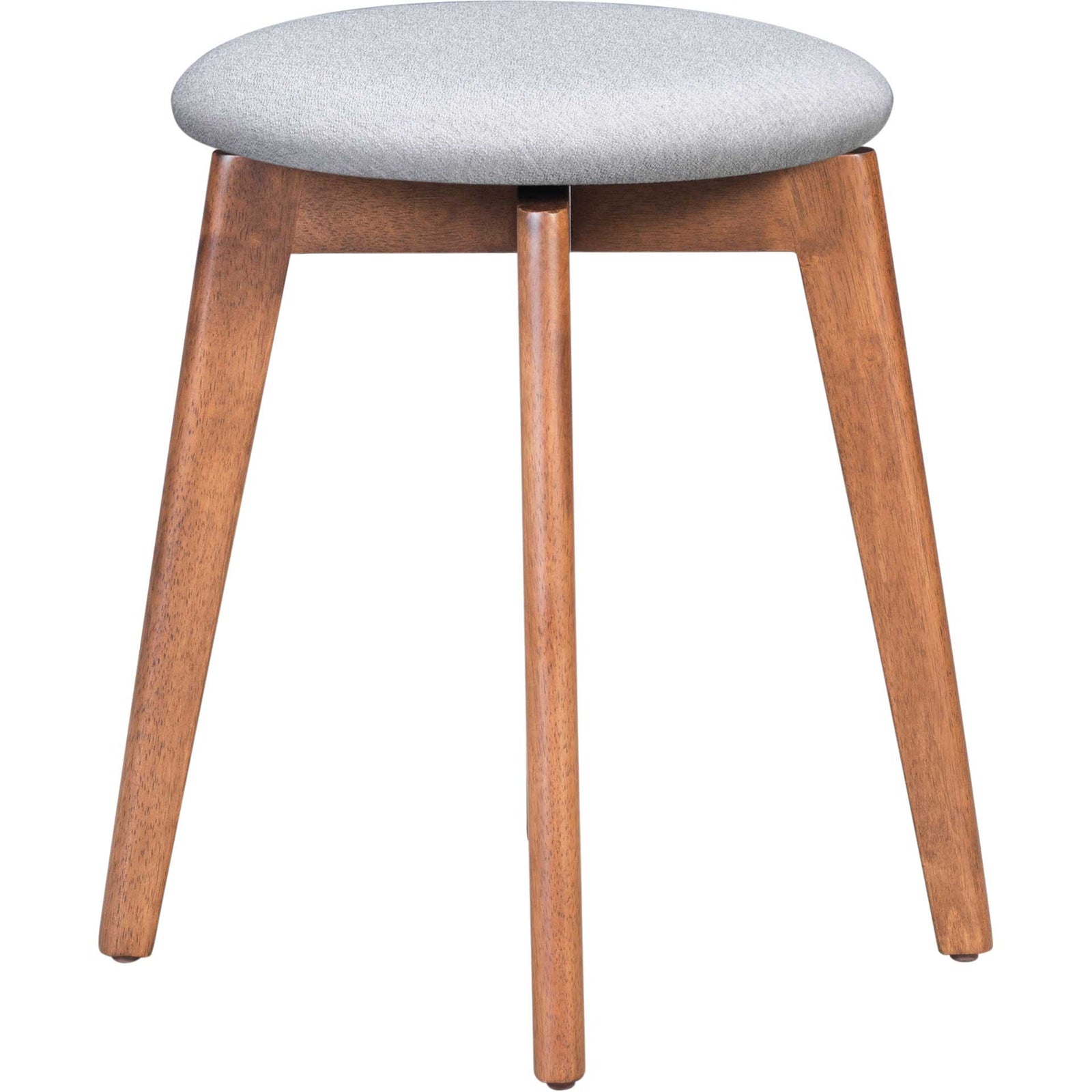 Brix Stool Walnut/Light Gray