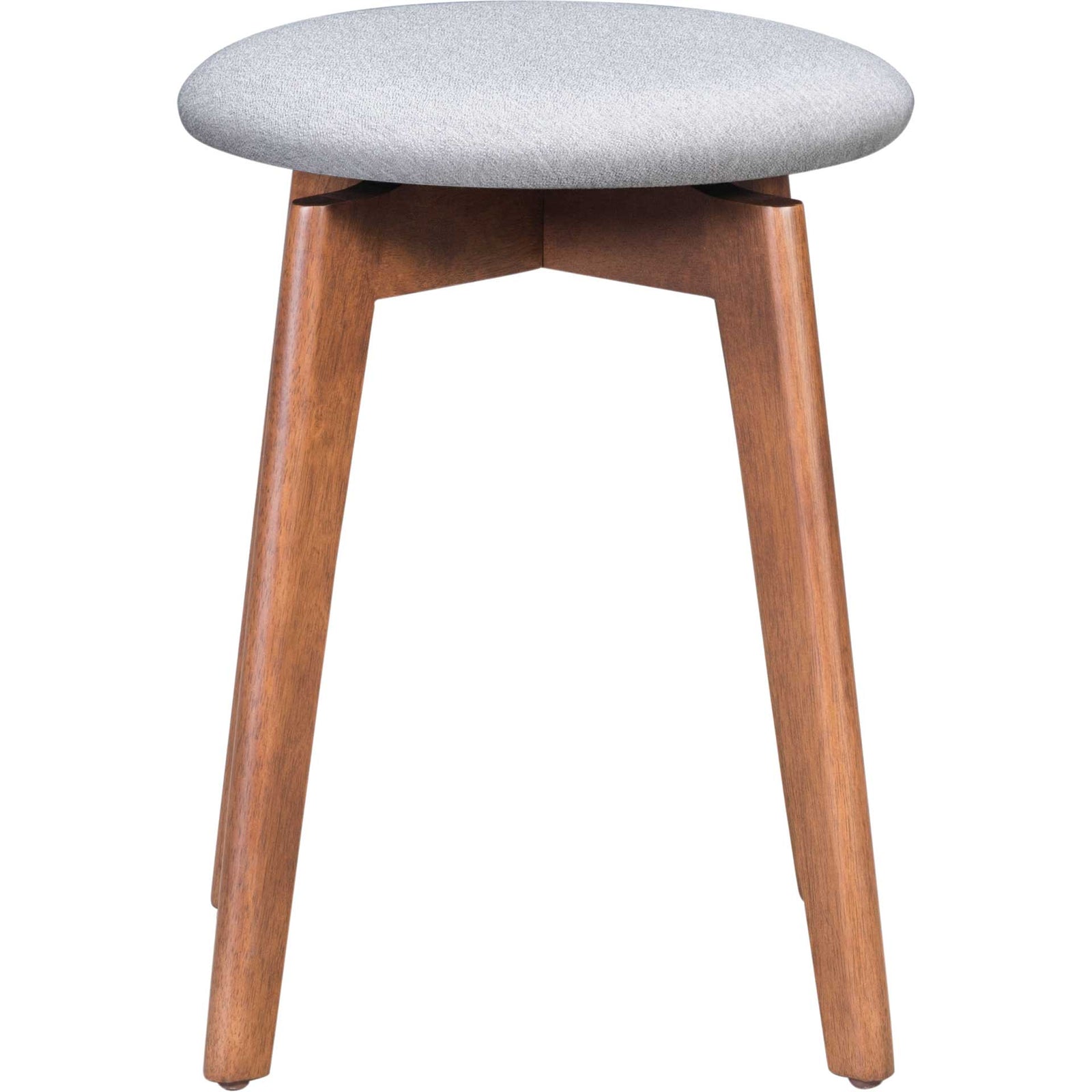 Brix Stool Walnut/Light Gray