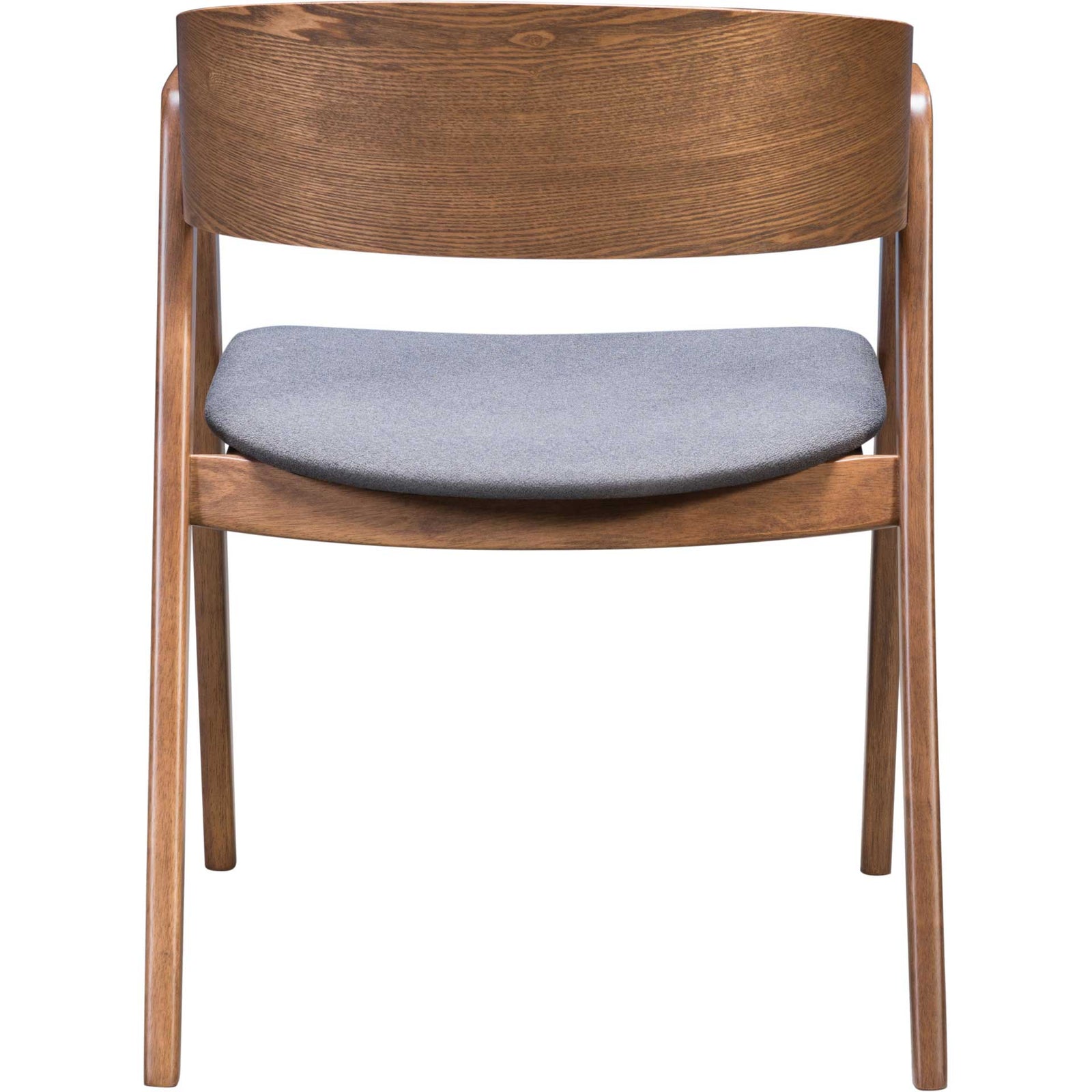 Anton Dining Chair Walnut/Dark Gray