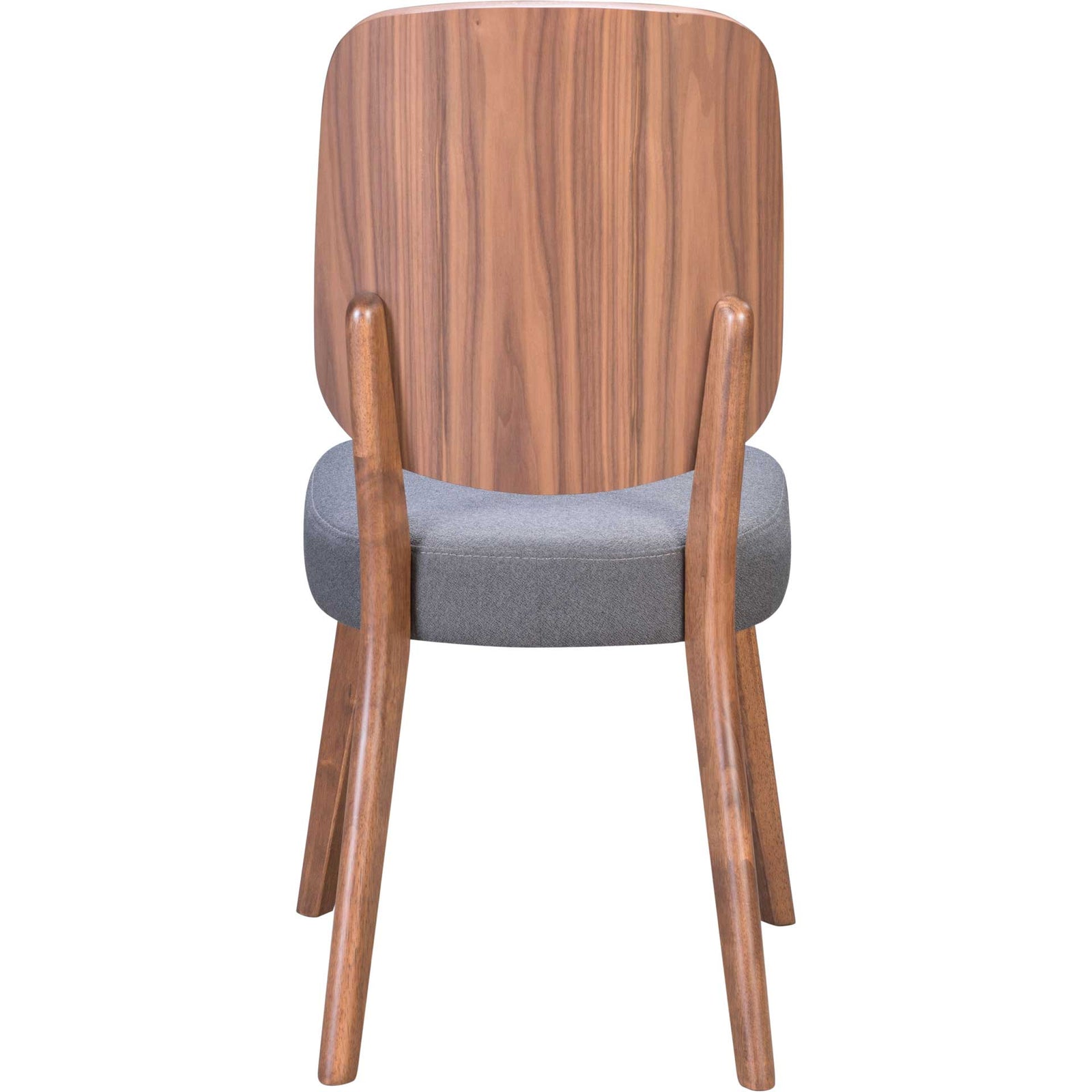 Ashmore Dining Chair Walnut/Dark Gray