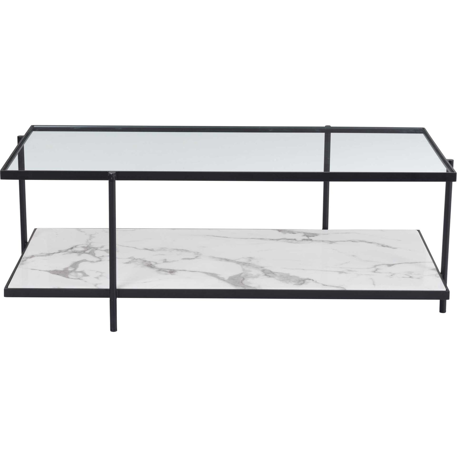 Watts Coffee Table Matte Black/Stone