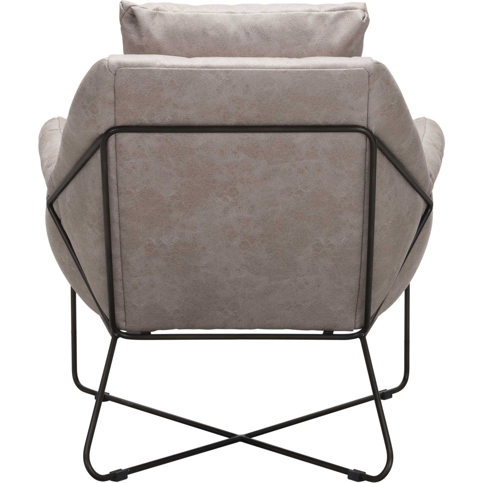 Fletcher Lounge Chair Distressed Gray