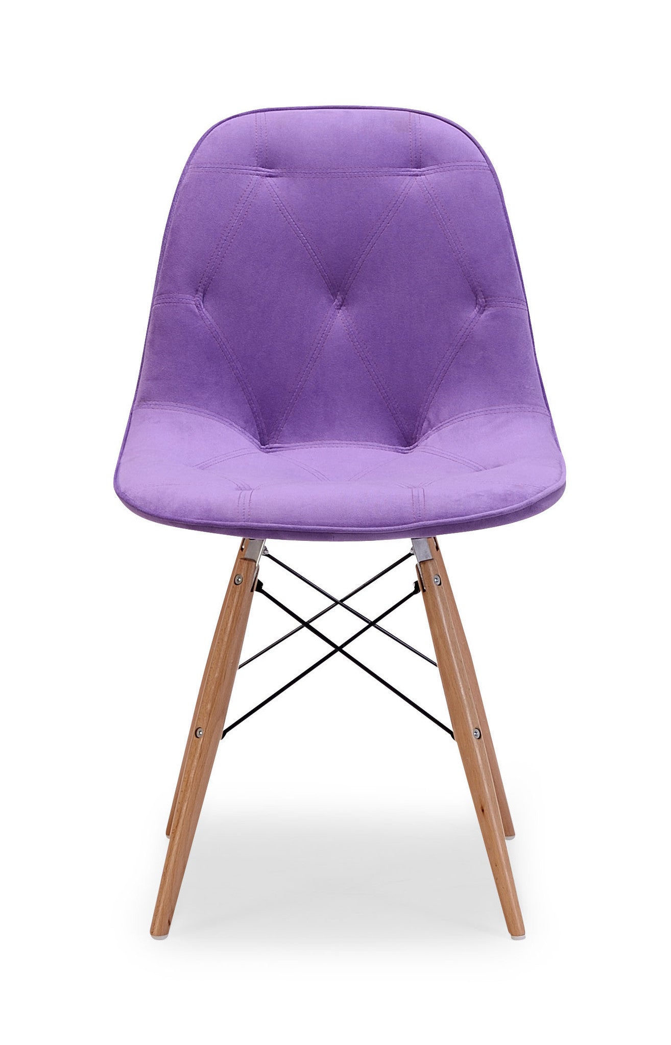 Preston Chair Purple Velour