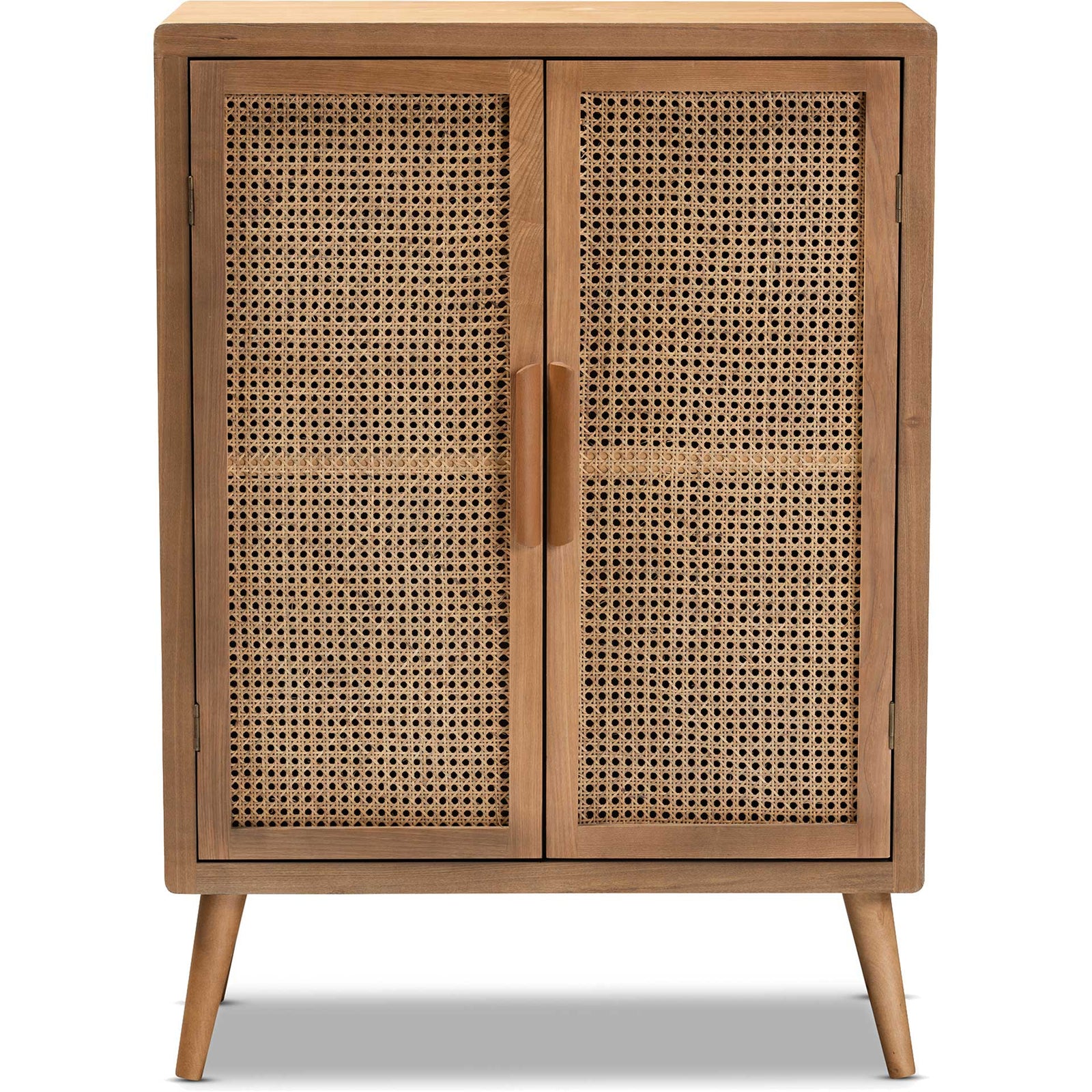 Alyssa 2-Door Storage Cabinet Medium Oak