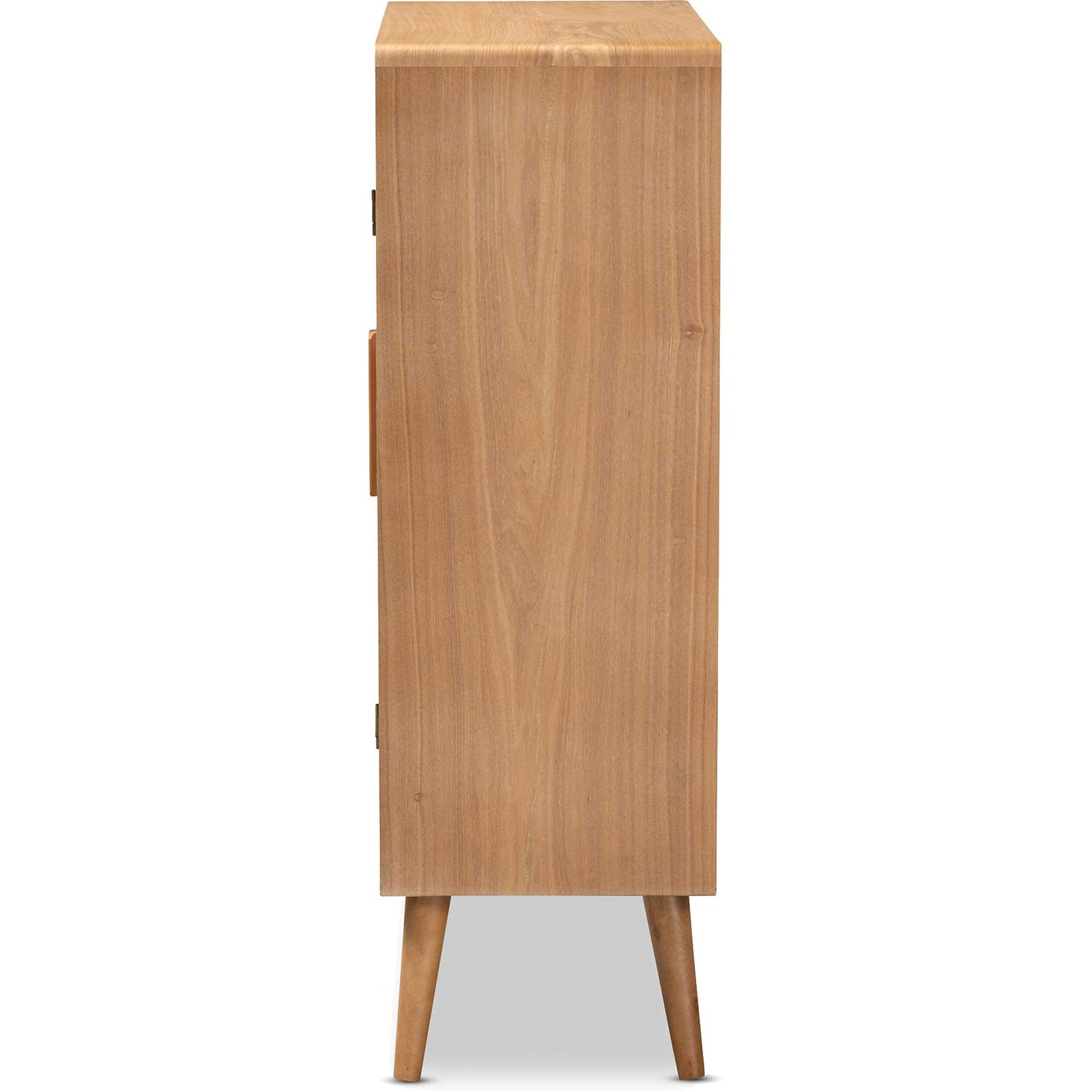 Alyssa 2-Door Storage Cabinet Medium Oak