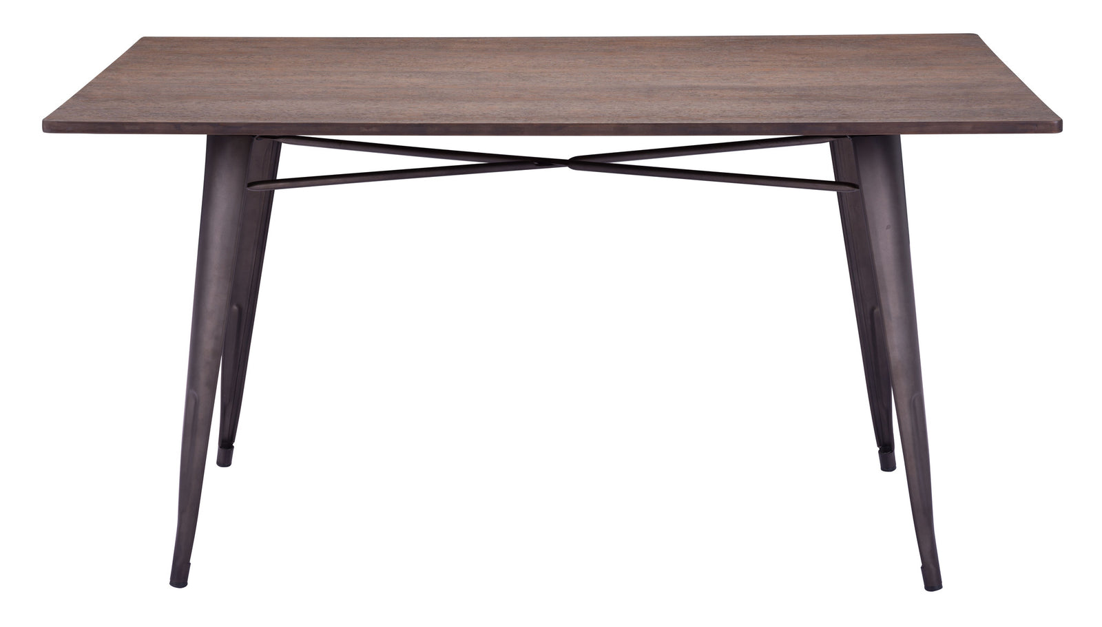 Tauton Rectangular Dining Table Rustic Wood