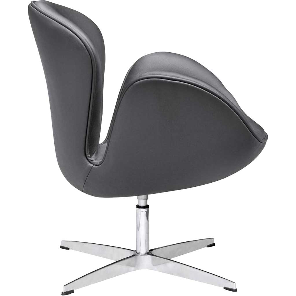 Swan Chair Leather Black
