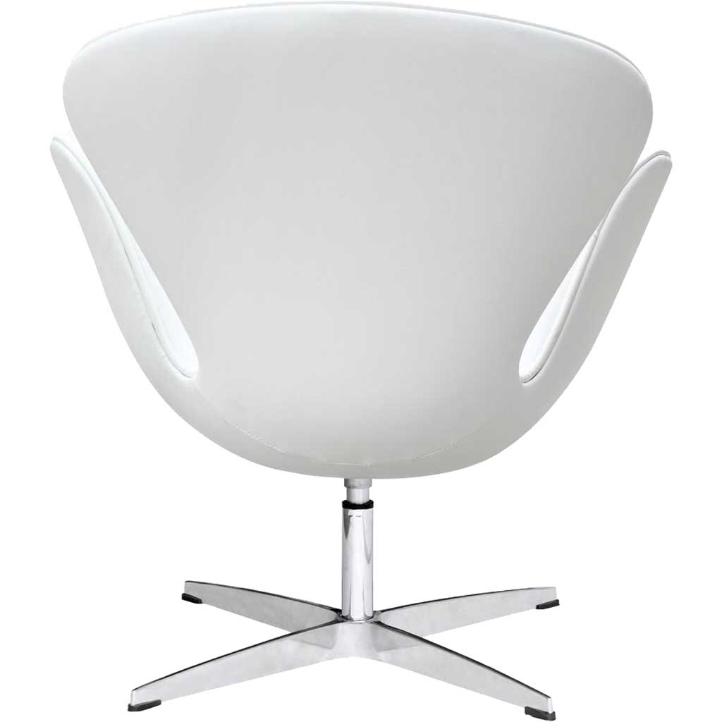 Swan Chair Leather White