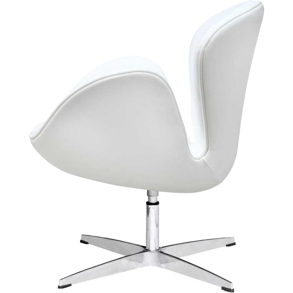 Swan Chair Leather White