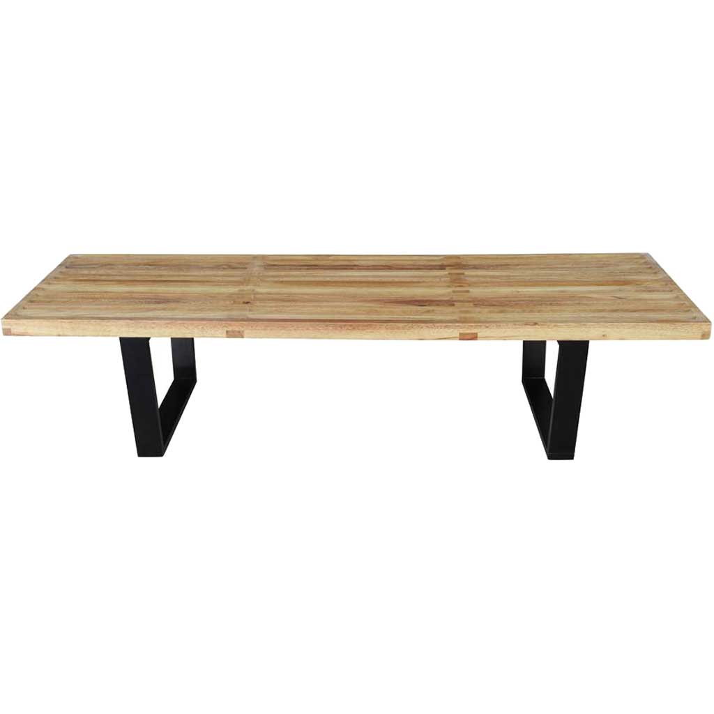 Wood Bench 60" Natural