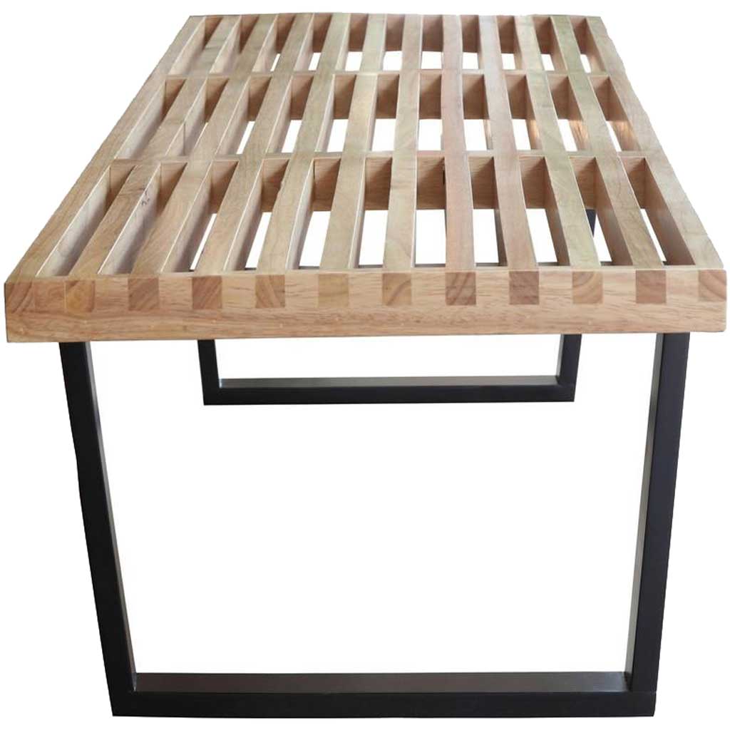 Wood Bench 60" Natural