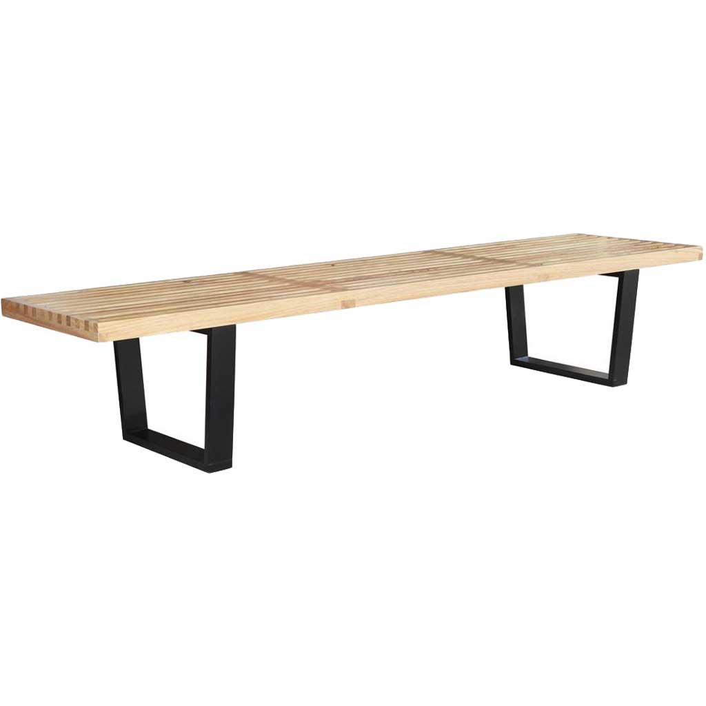 Wood Bench 72" Natural