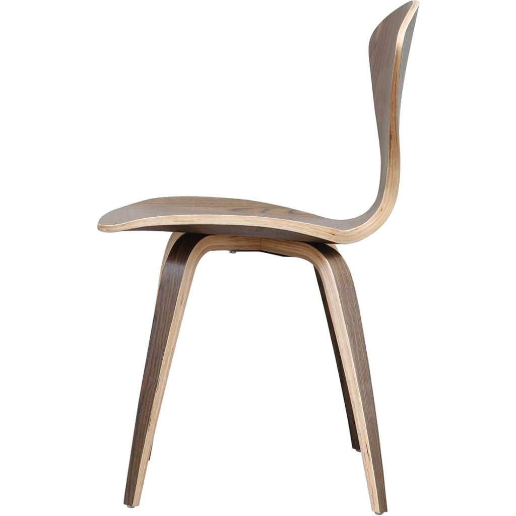 Wooden Side Chair Walnut