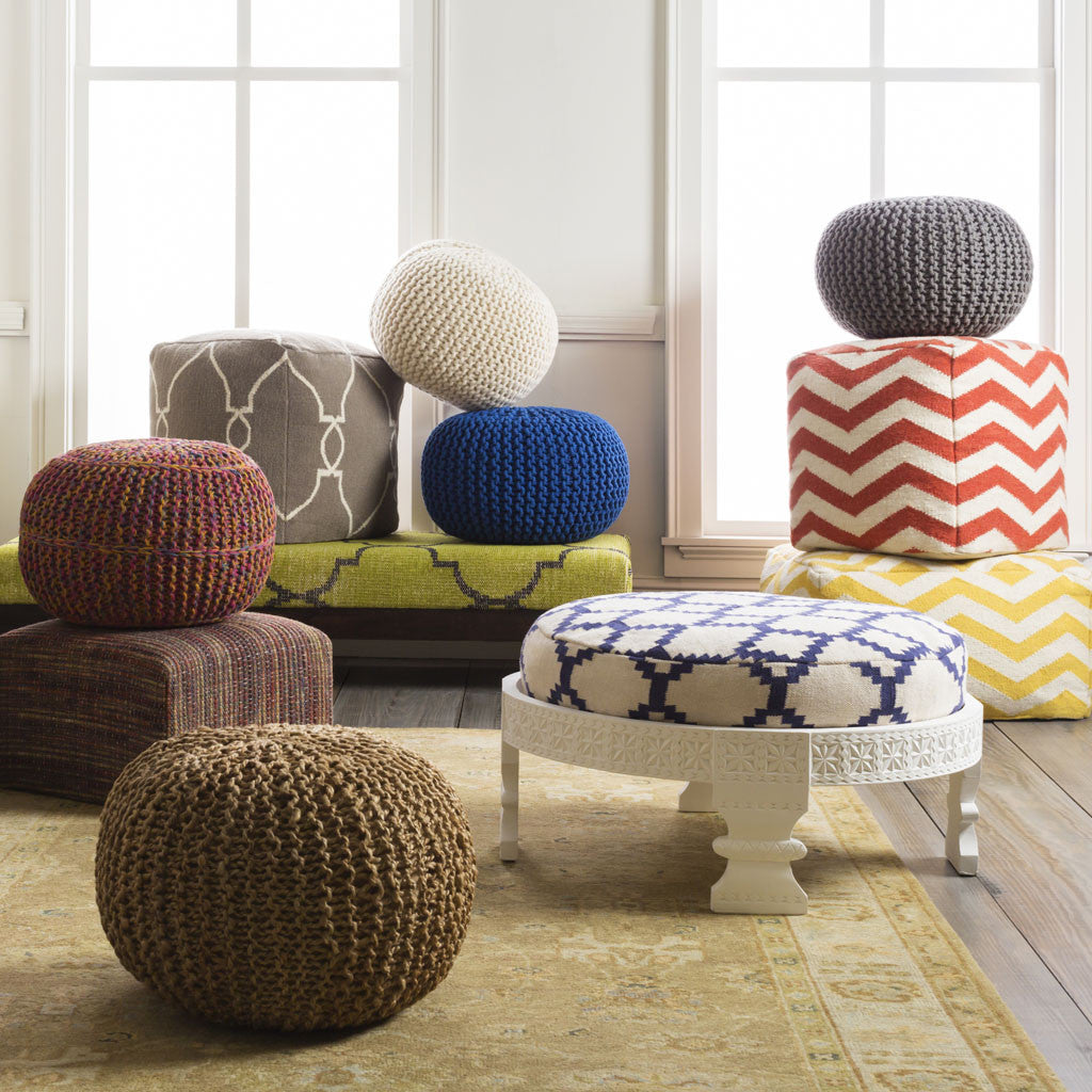 Wisteria Multi-Color Sphere Pouf