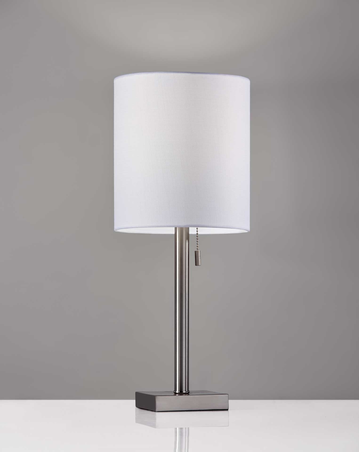 Lille Table Lamp Brushed Steel