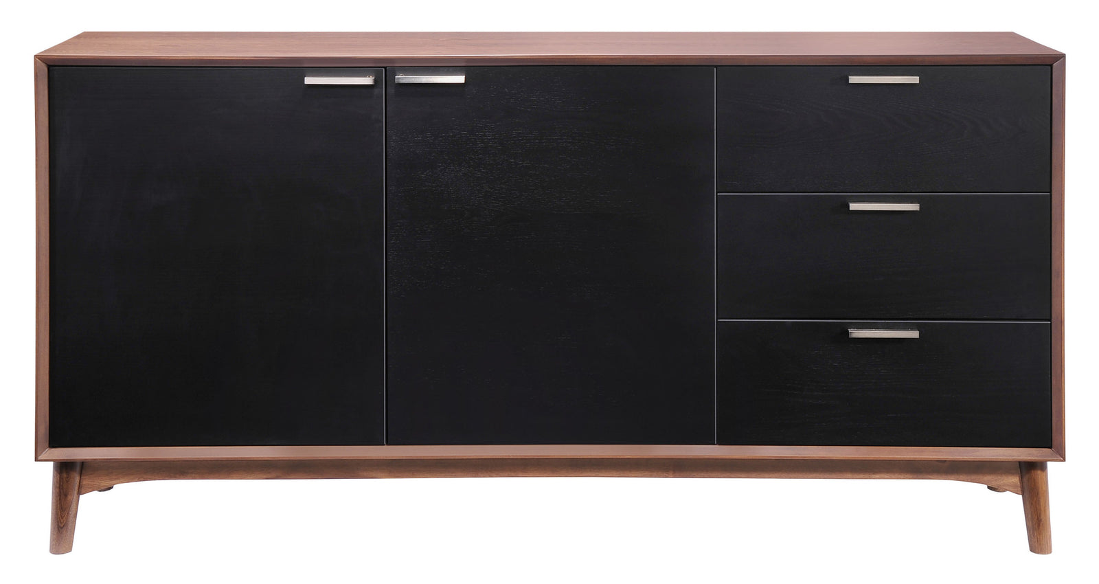 Liberty Bay Buffet Walnut & Black