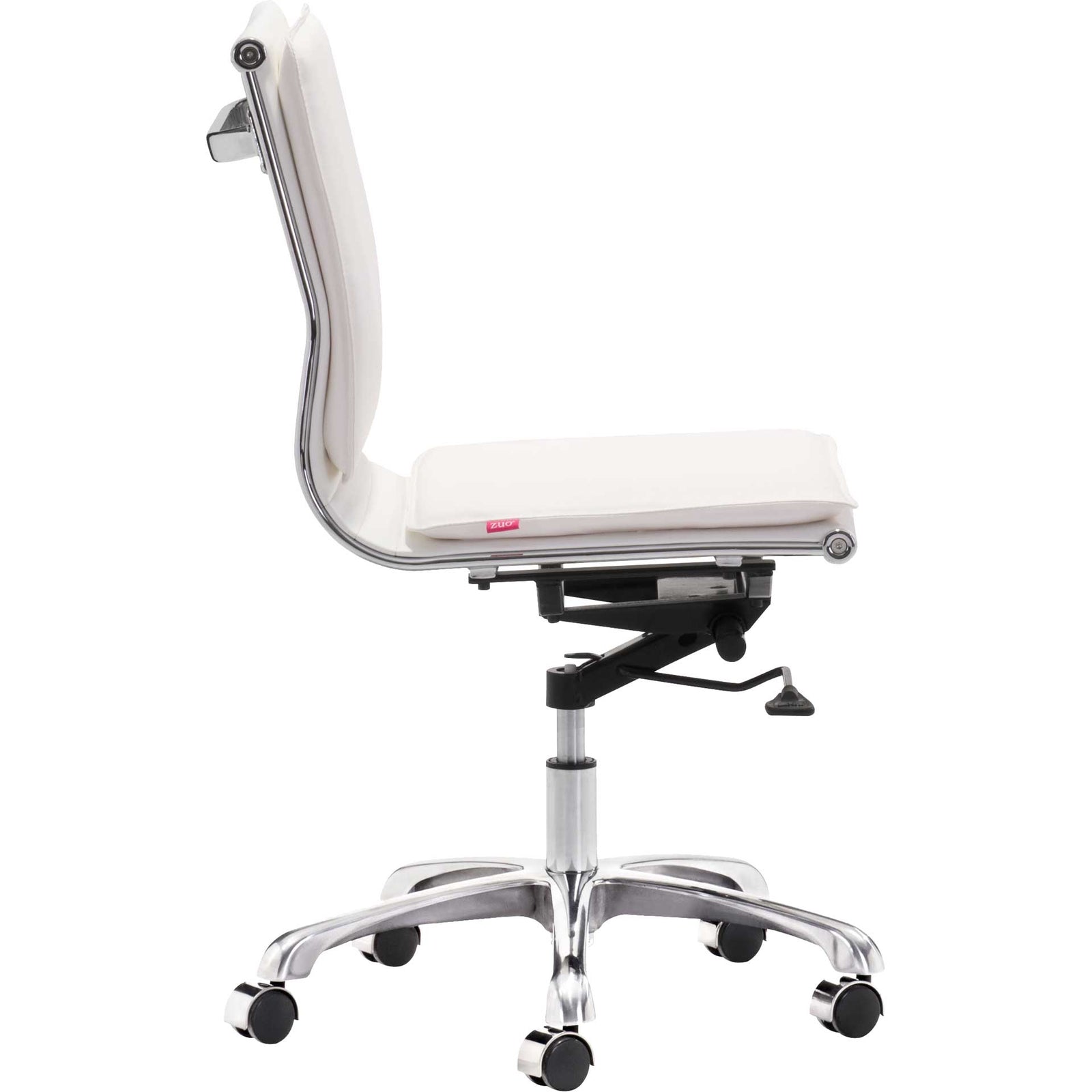 Lincoln Armless Office Chair White