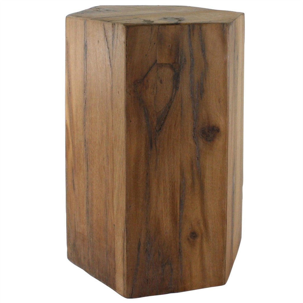Hexagonal Wood Block Large