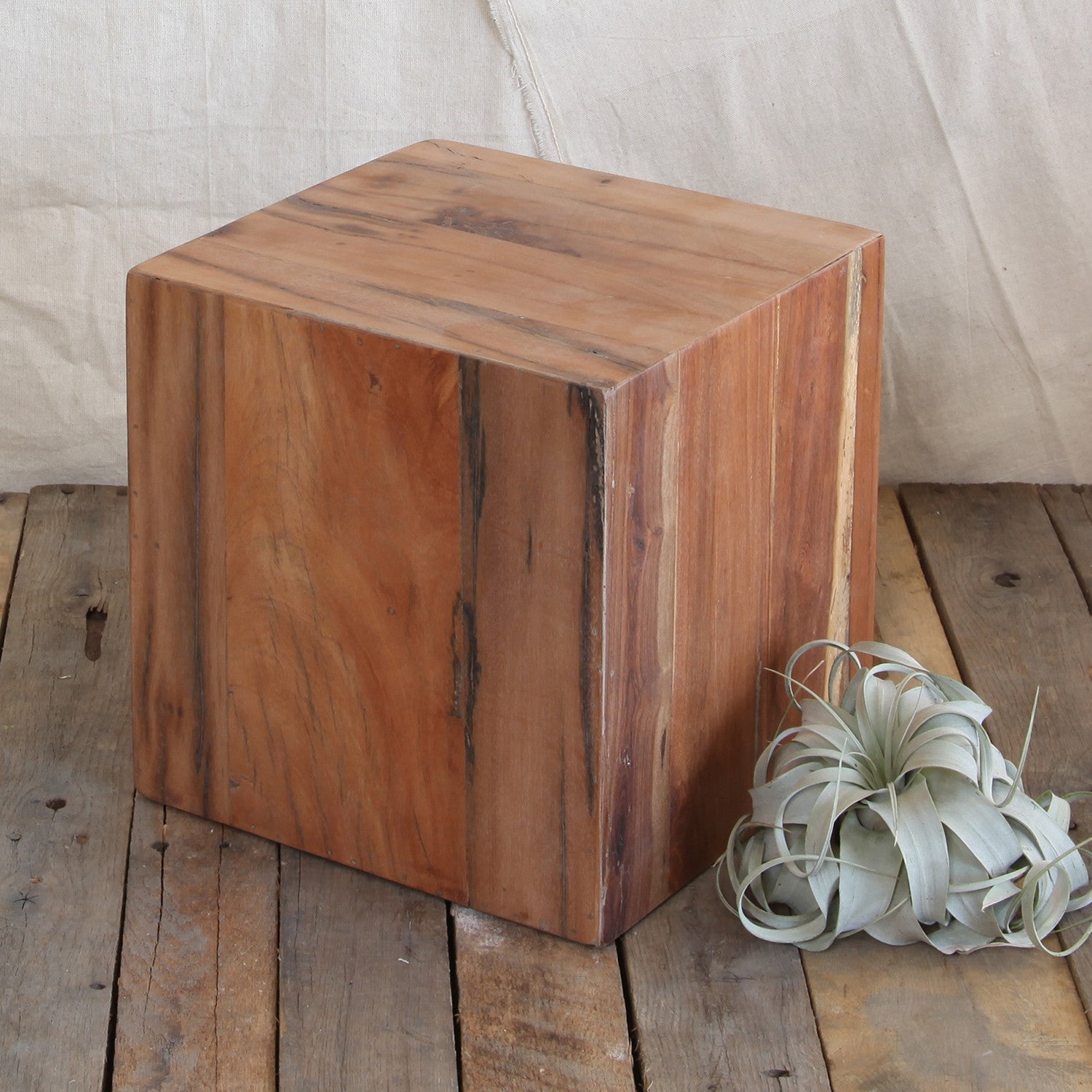 Reclaimed Wood Block Small