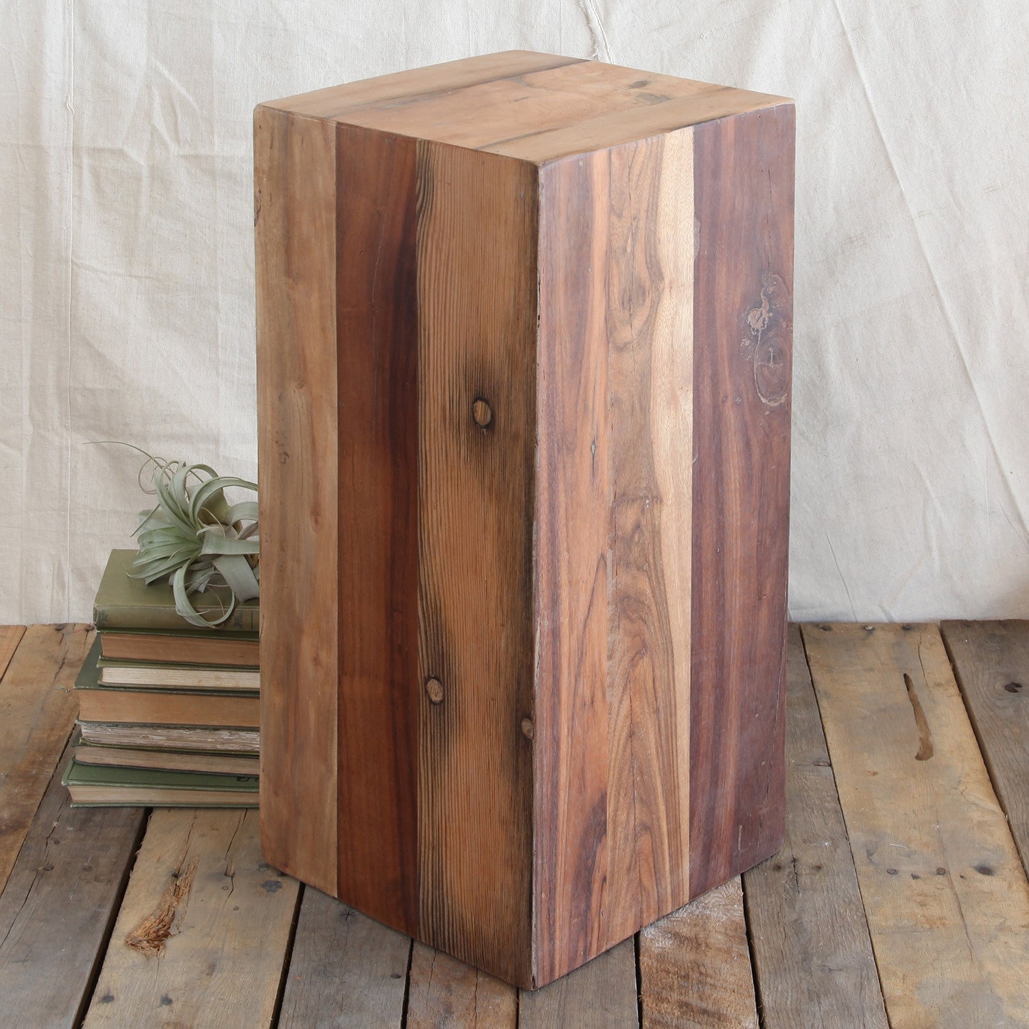 Reclaimed Wood Block Large