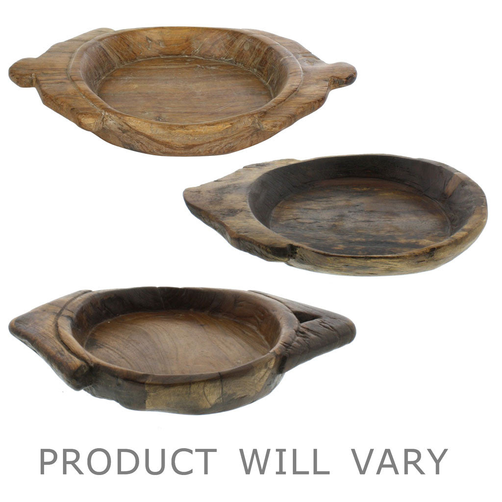 Salvaged Wood Dough Bowl Small