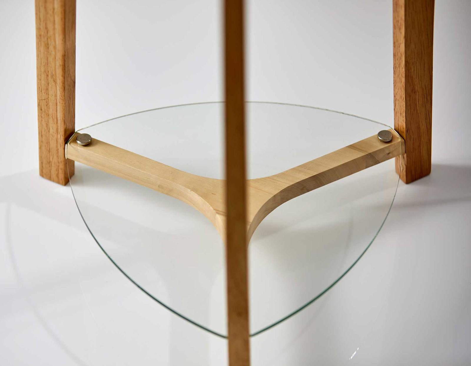 Herblay Shelf Floor Lamp Natural/Gray