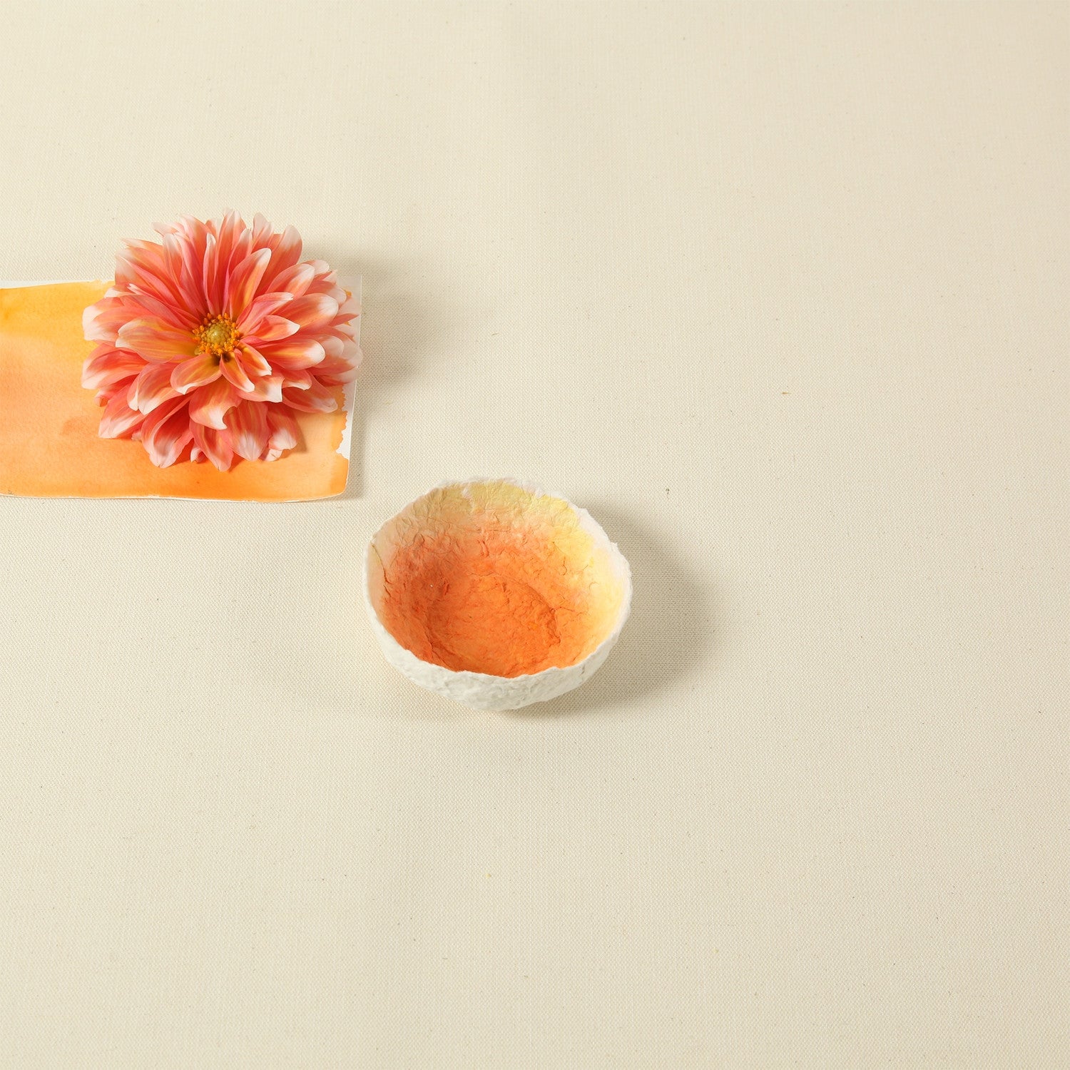 Brooklyn Small Low Bowl Cantaloupe