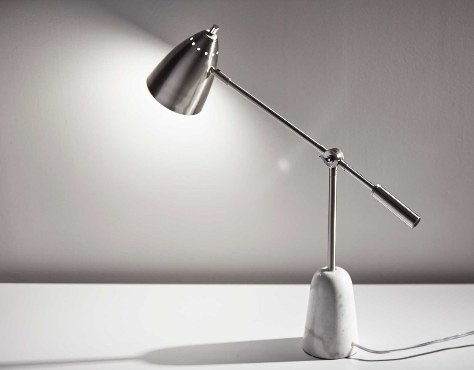 Norfolk Desk Lamp Brushed Steel