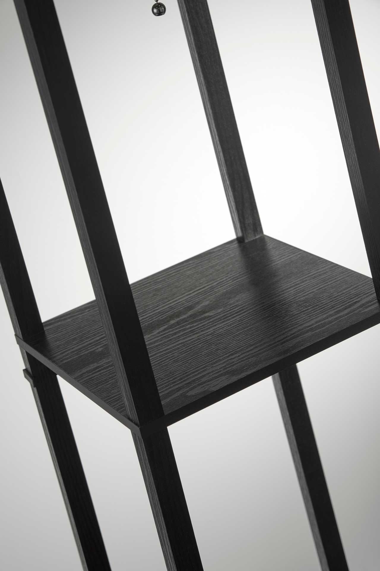 William Shelf Floor Lamp Black