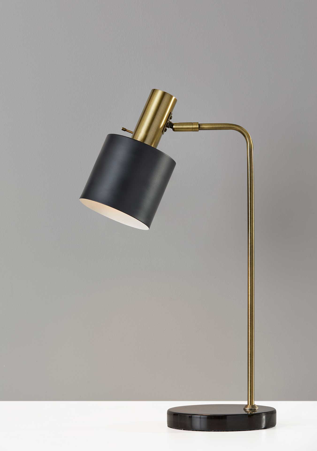 Epinal Desk Lamp Antique Brass/Black