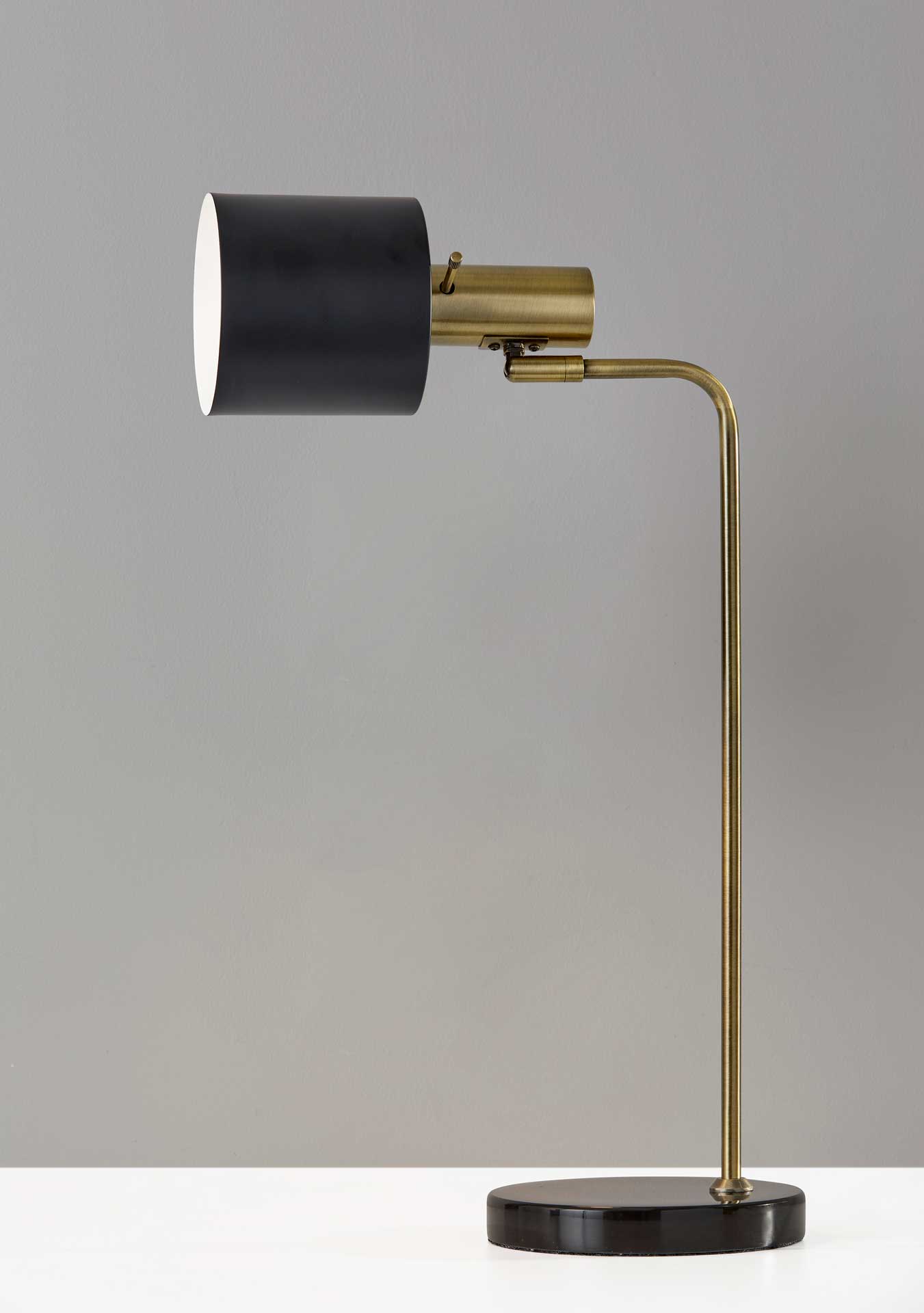 Epinal Desk Lamp Antique Brass/Black