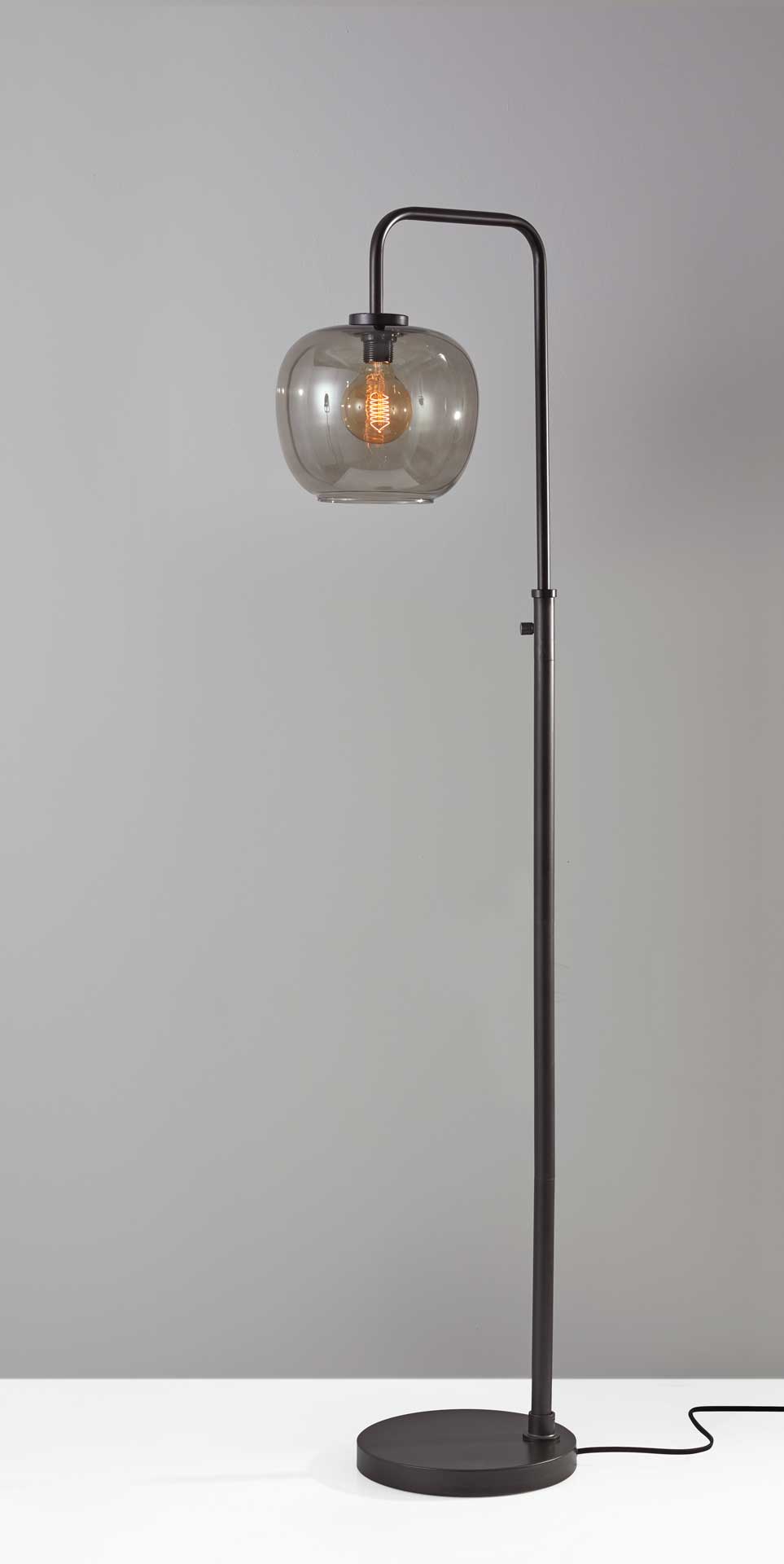 Ashland Floor Lamp Brushed Steel