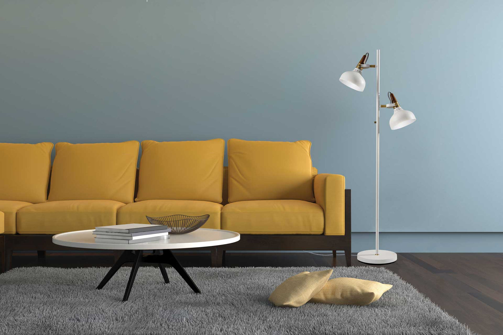 Brest Floor Lamp White