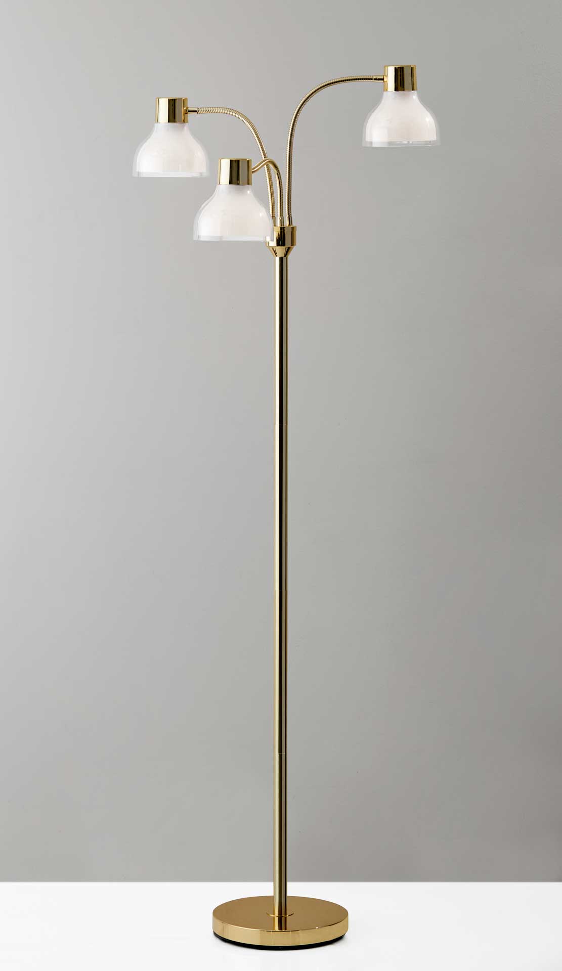 Priest 3-Arm Floor Lamp Gold