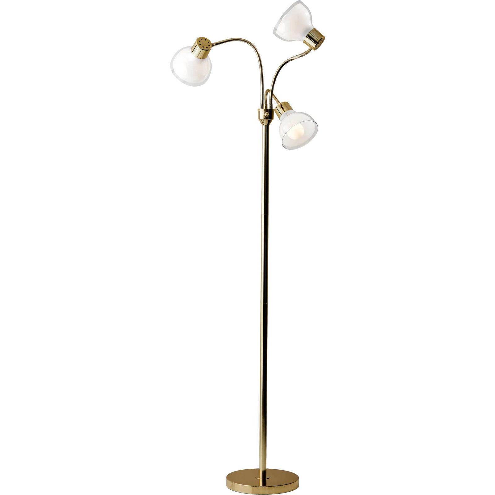 Priest 3-Arm Floor Lamp Gold